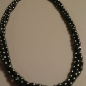 Magnetic Hematite 3 strand necklace